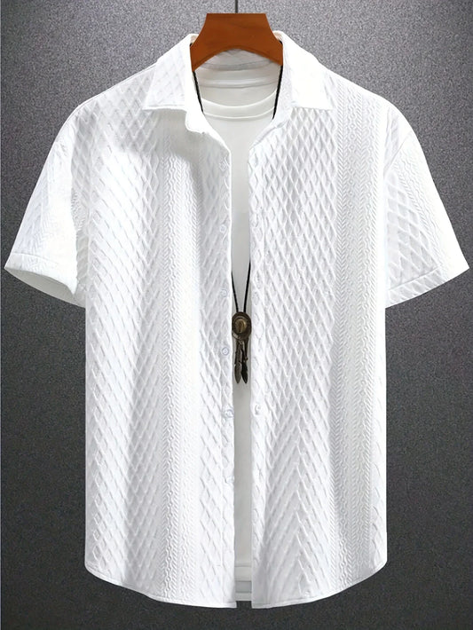 Kaloa™ - Chemise Texturée Homme – Raffinement Minimaliste
