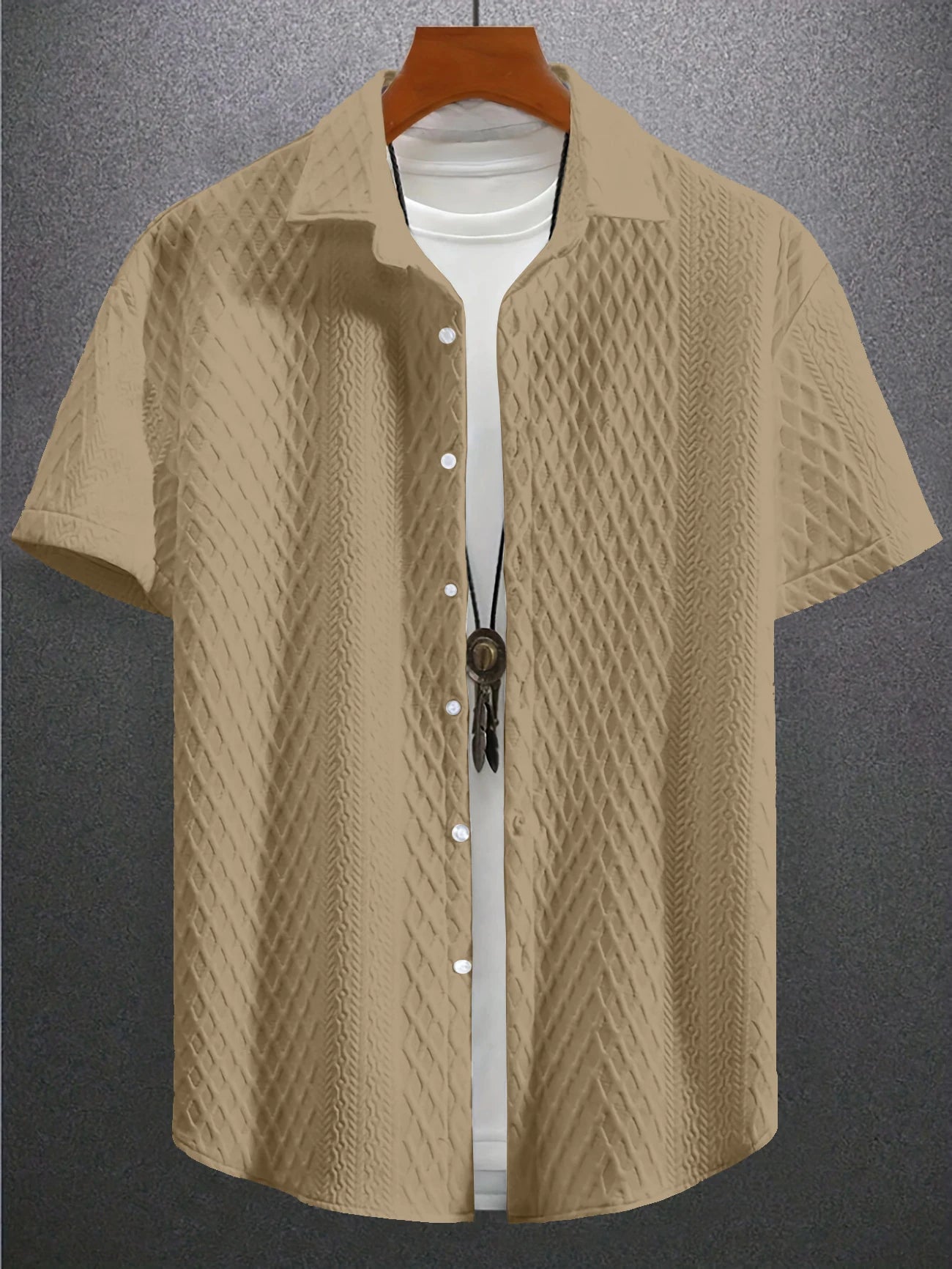 Kaloa™ - Chemise Texturée Homme – Raffinement Minimaliste