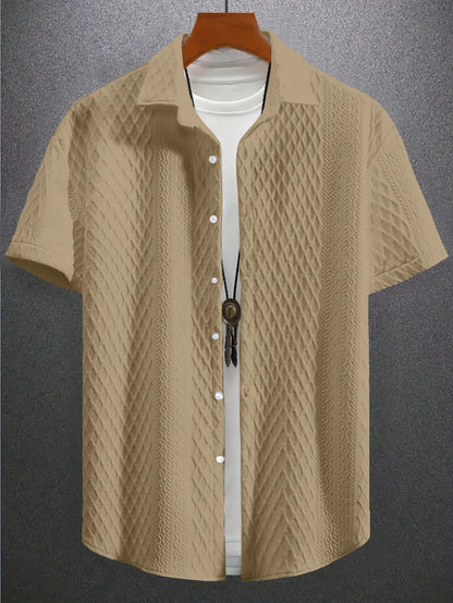 Kaloa™ - Chemise Texturée Homme – Raffinement Minimaliste