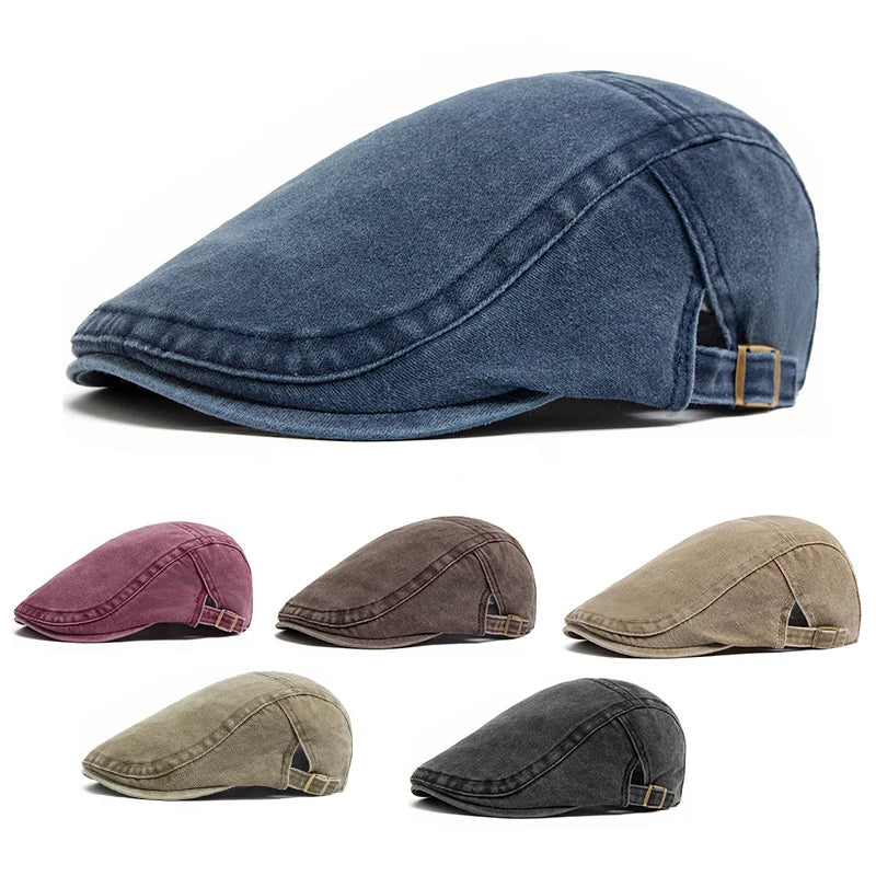 Casquette plate vintage