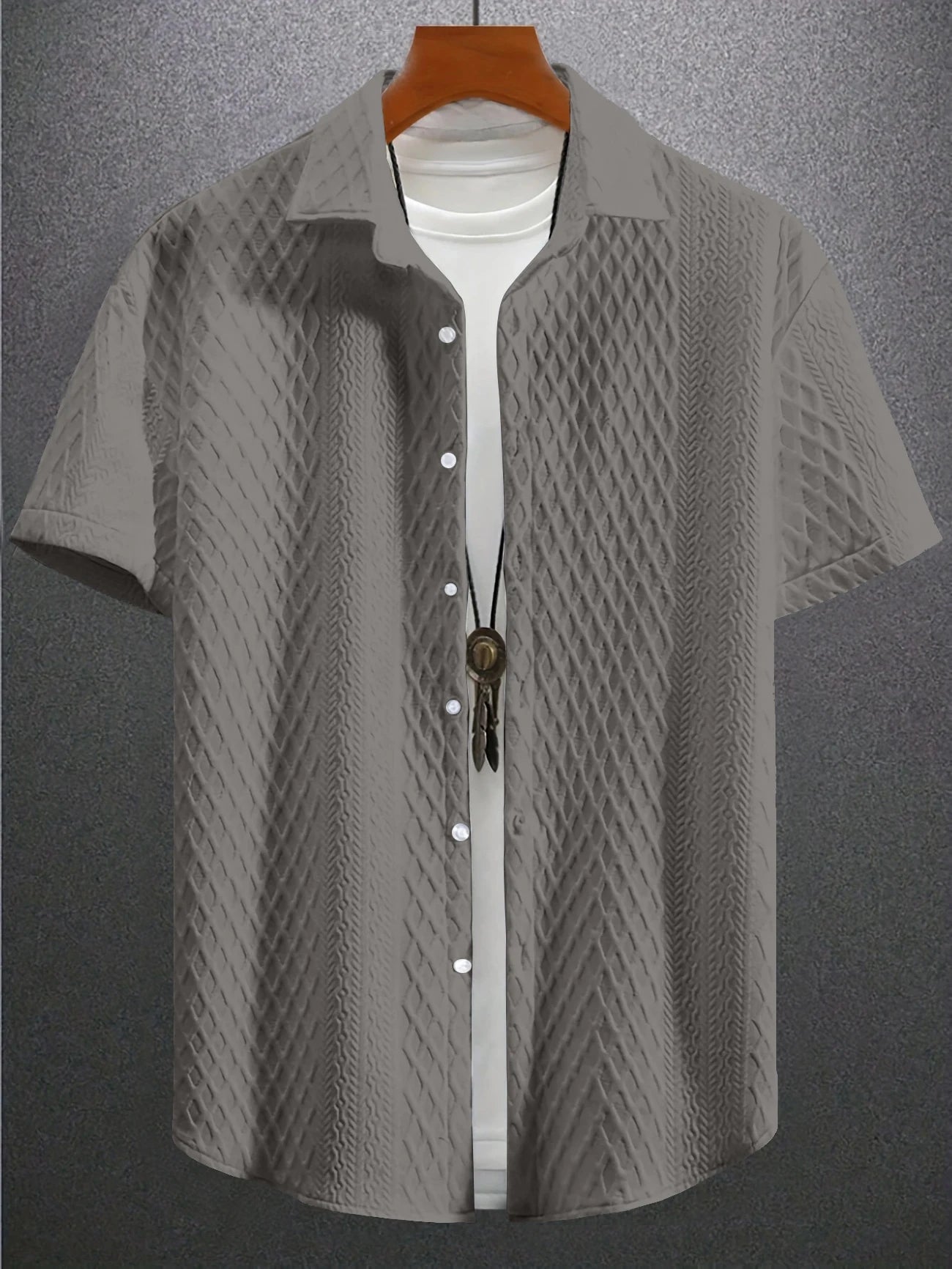 Kaloa™ - Chemise Texturée Homme – Raffinement Minimaliste
