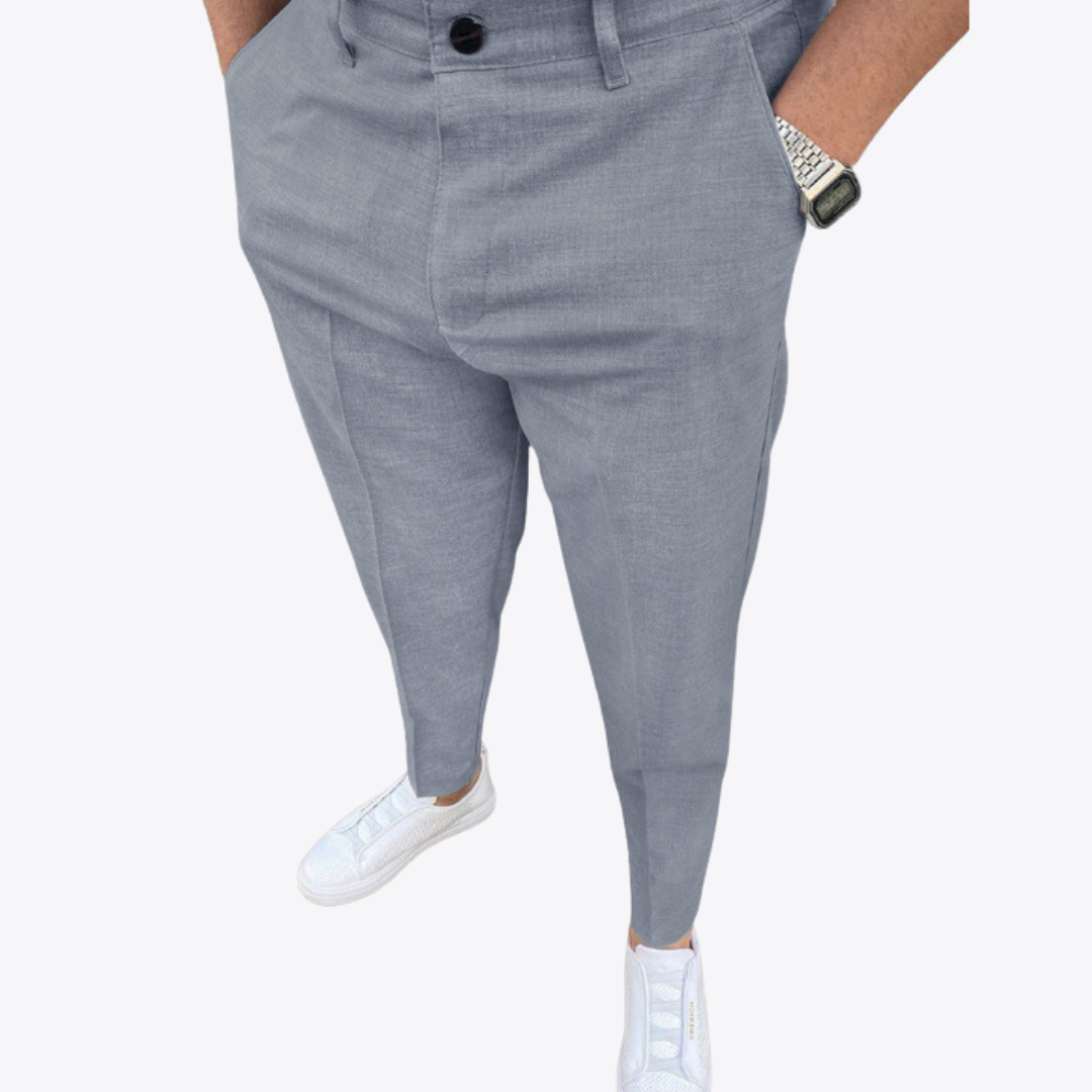 Pantalon décontracté coupe slim