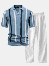 azul claro e branco