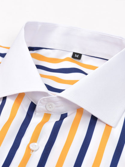 Chemise Winchester rayée à boutons et à manches longues