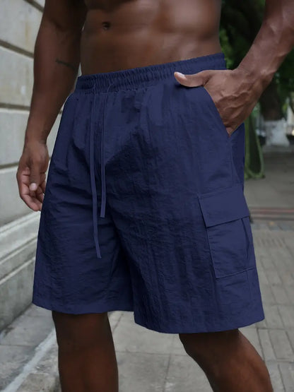 Short respirant à taille élastique