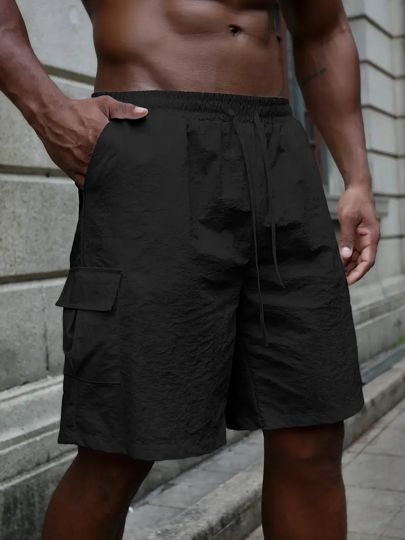 Short respirant à taille élastique