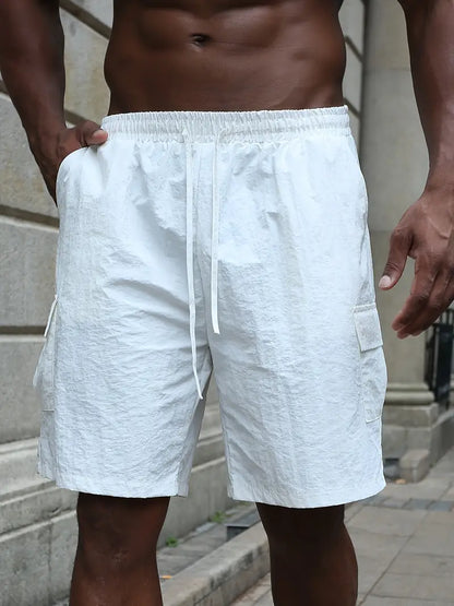 Short respirant à taille élastique