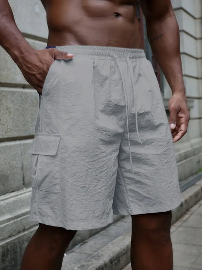 Short respirant à taille élastique