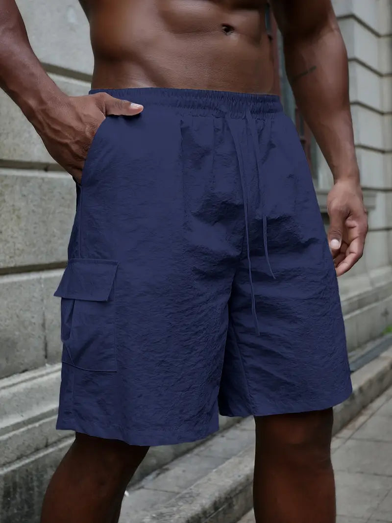 Short respirant à taille élastique