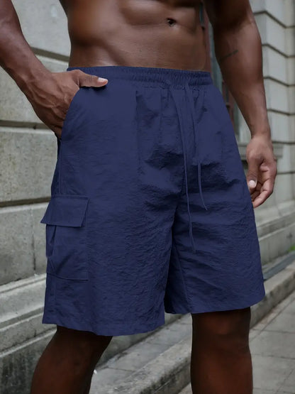 Short respirant à taille élastique