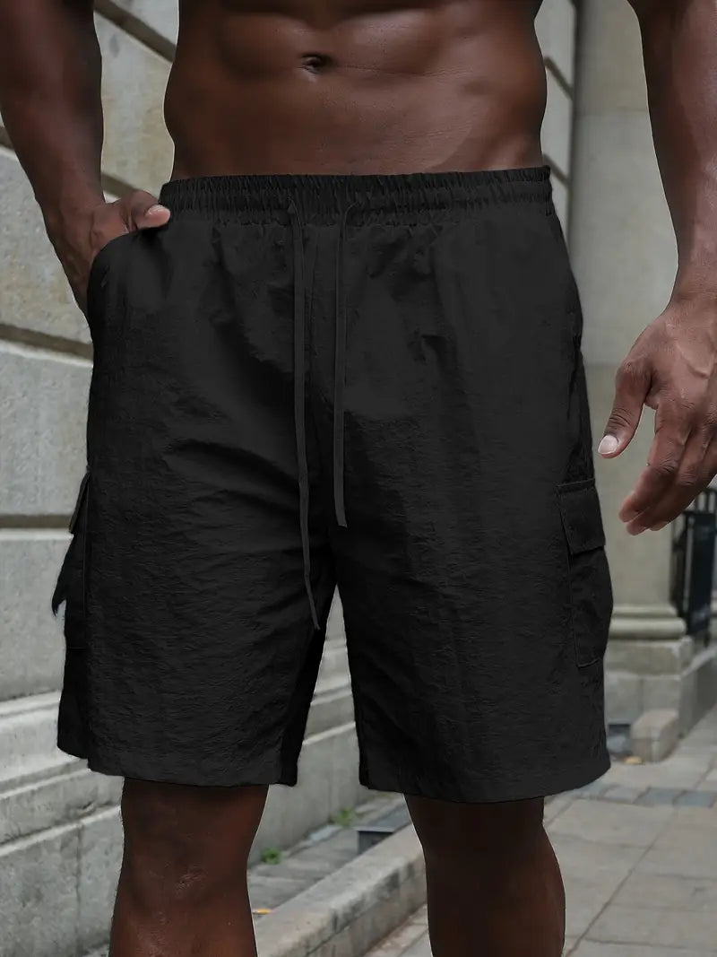 Short respirant à taille élastique