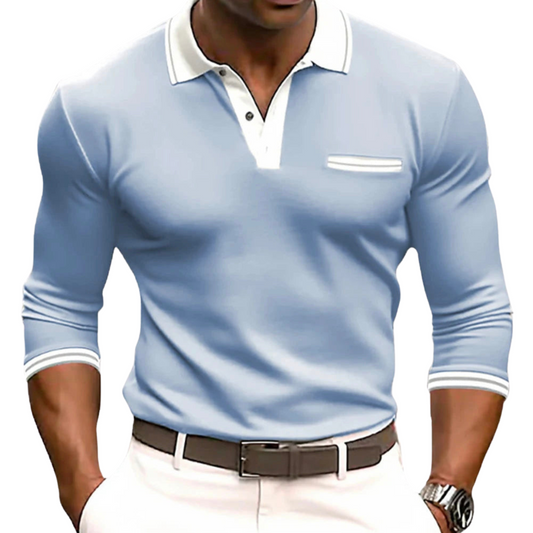 Chemise à détails contrastés élégants