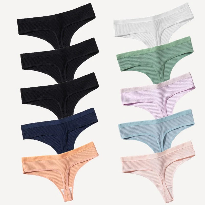10 Culottes Antibactériennes Super Confortables en Coton Premium