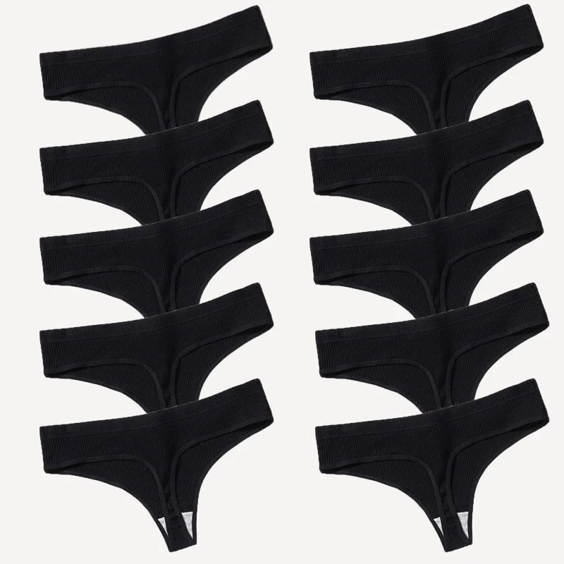 10 Culottes Antibactériennes Super Confortables en Coton Premium